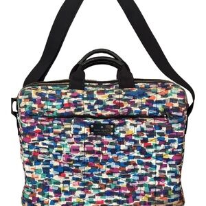 Kate Spade Signature Spade Quilted Chad Laptop Bag - Multicolor